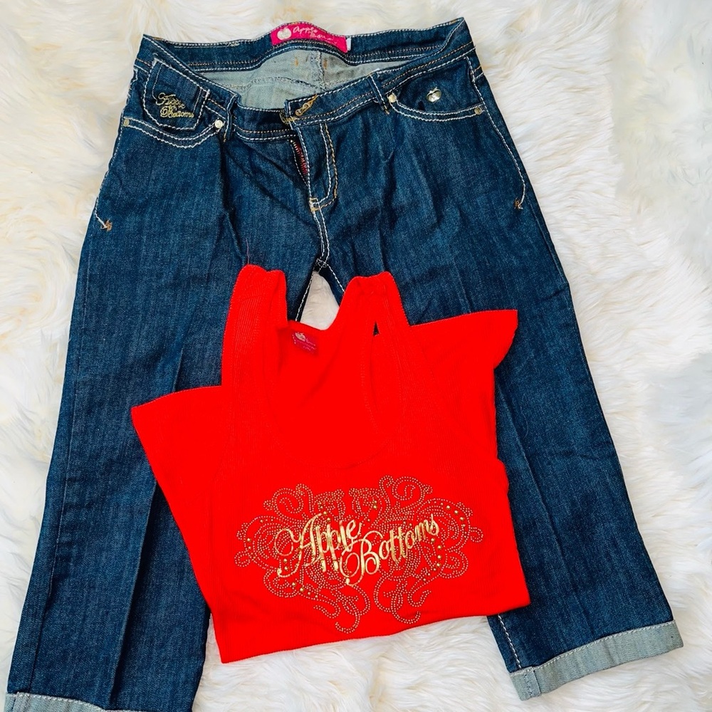 Apple Bottoms Red Tank Top